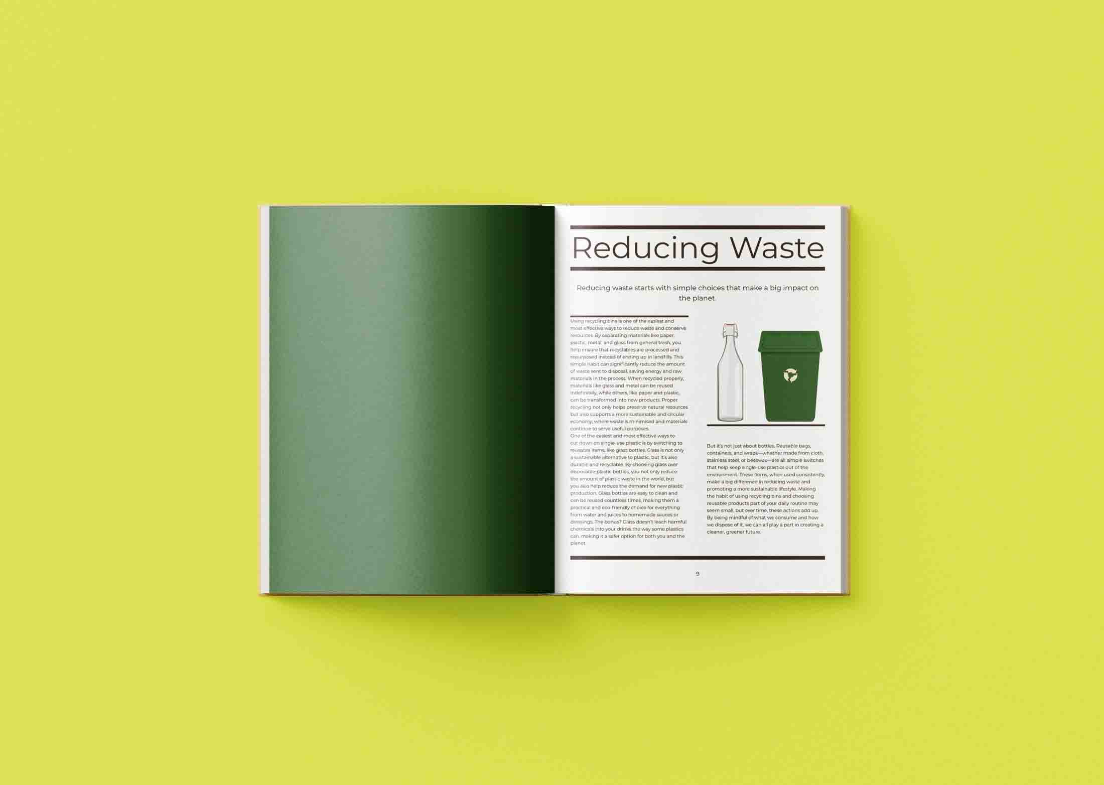 Hard back book mockup